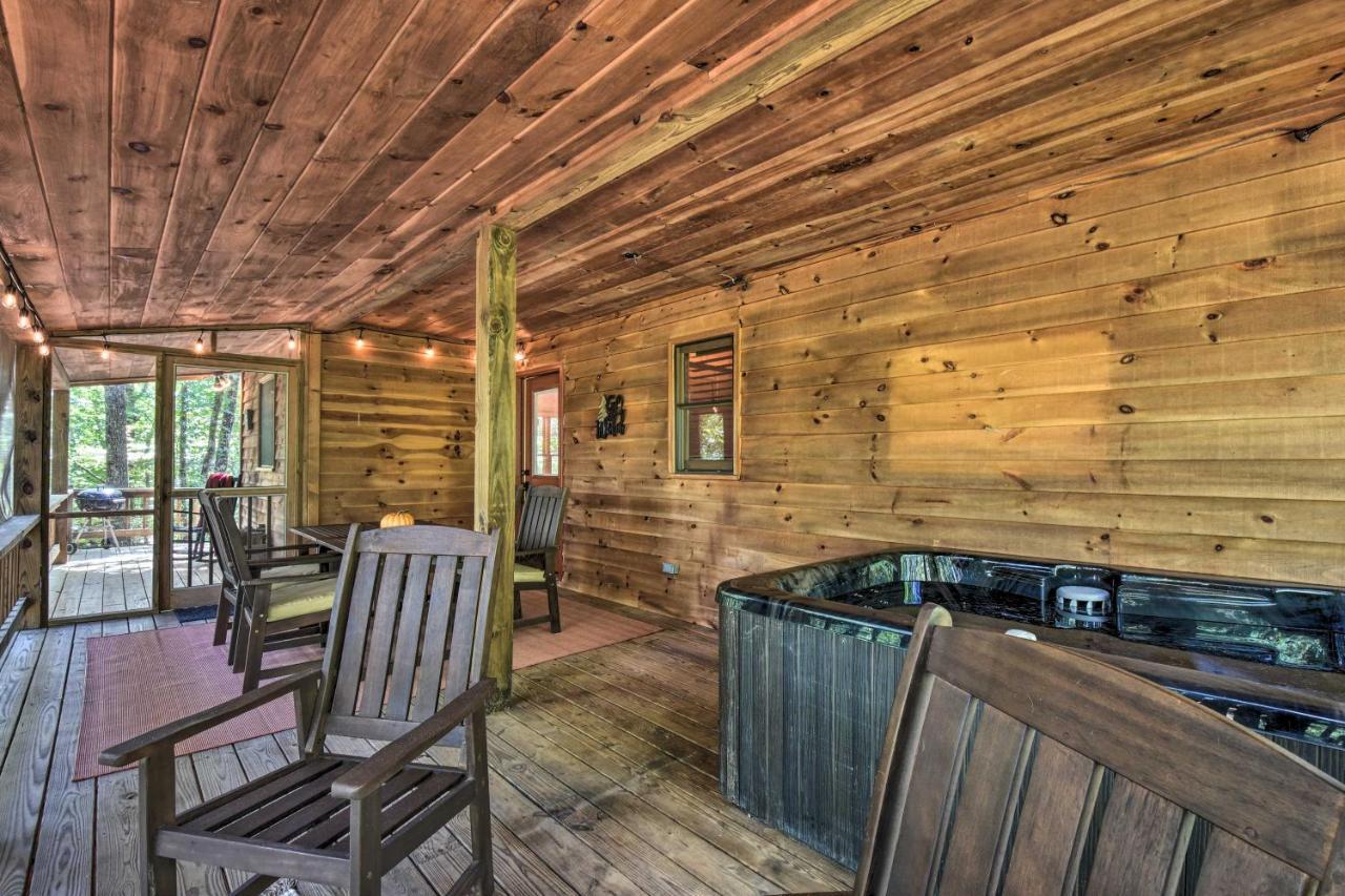 Blue Ridge Cabin Hot Tub, Fire Pit And Grill! Exterior foto